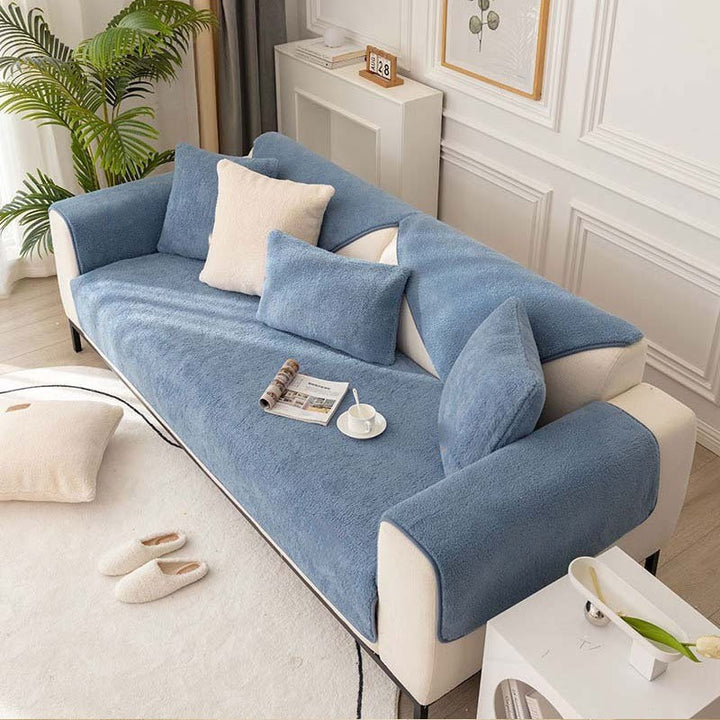 Waterproof Thick Fleece Non-Slip Sofa Cover
