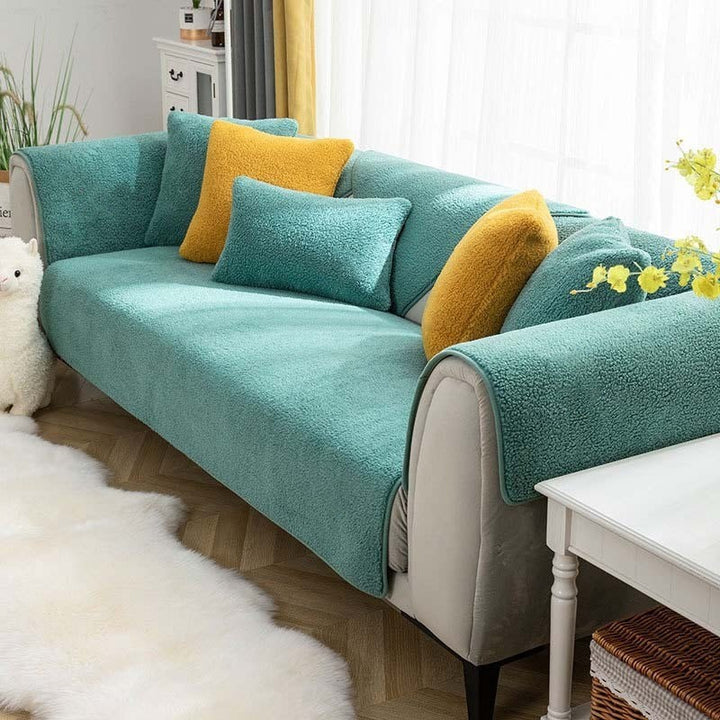 Waterproof Thick Fleece Non-Slip Sofa Cover