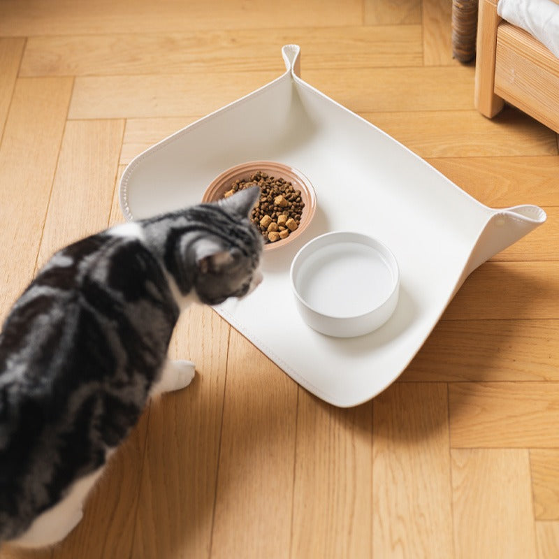 Spill-Proof Waterproof Pet Bowl Mat