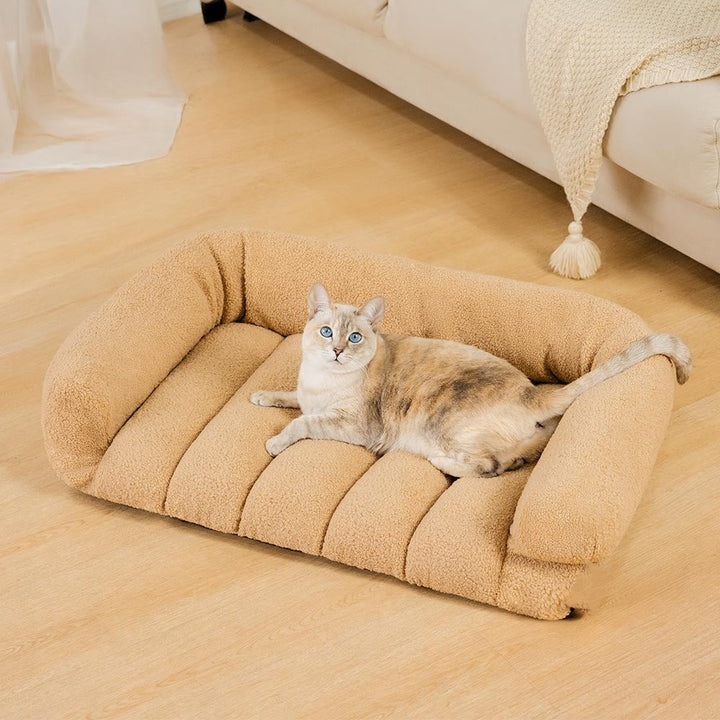 Large Soft Supportive Headrest Orthopaedic Cat Bolster Bed