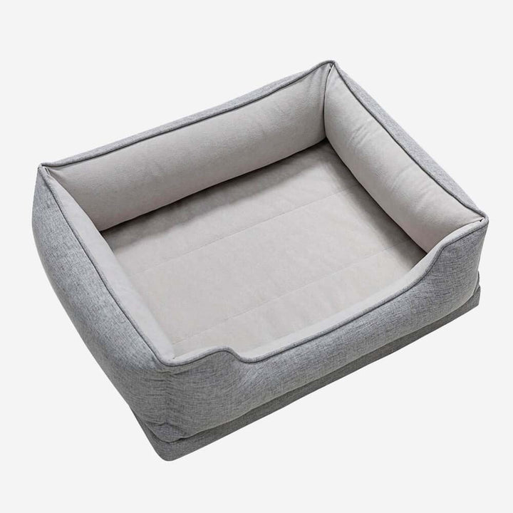 Washable Non-Slip Bolster Cat Bed