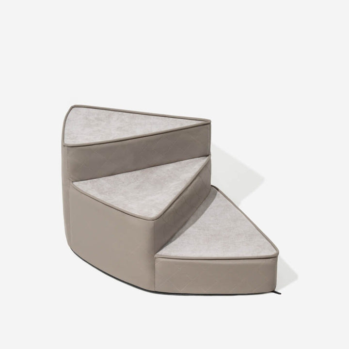 Water-Repellent Faux Leather Removable Spiral Pet Steps