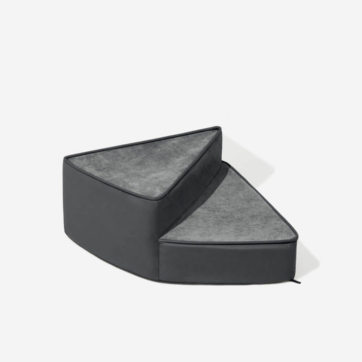 Water-Repellent Faux Leather Removable Spiral Pet Steps
