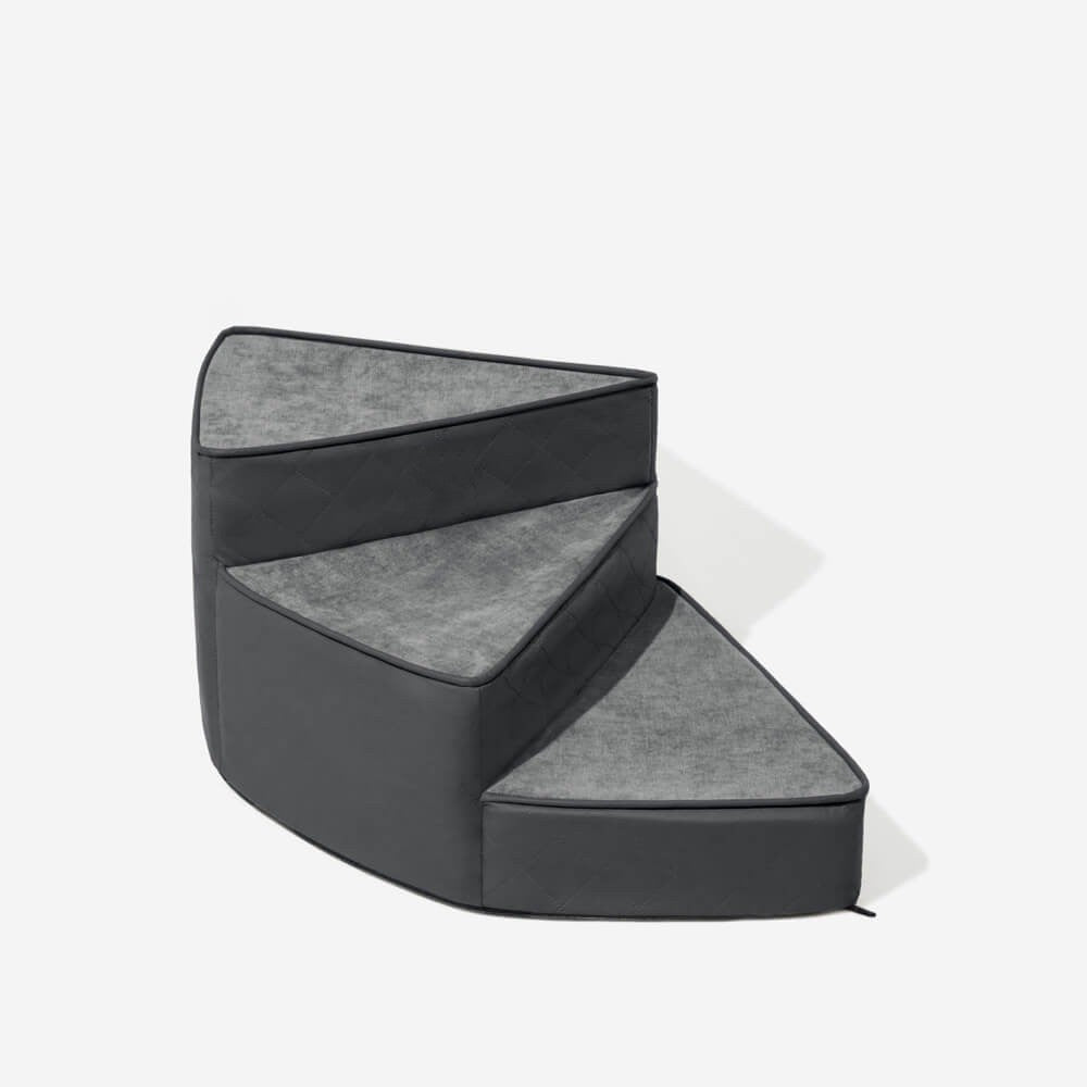Water-Repellent Faux Leather Removable Spiral Pet Steps