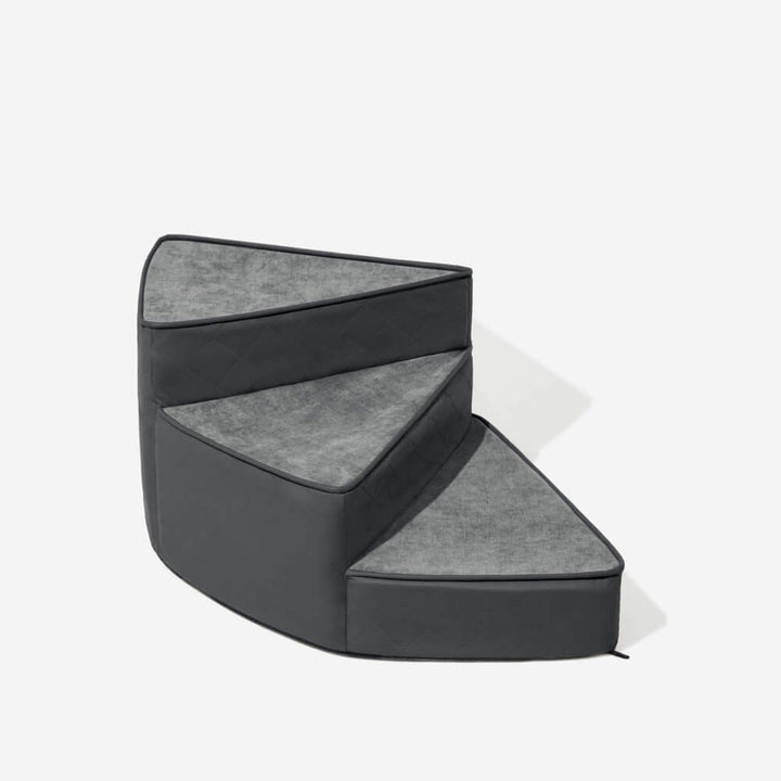 Water-Repellent Faux Leather Removable Spiral Pet Steps