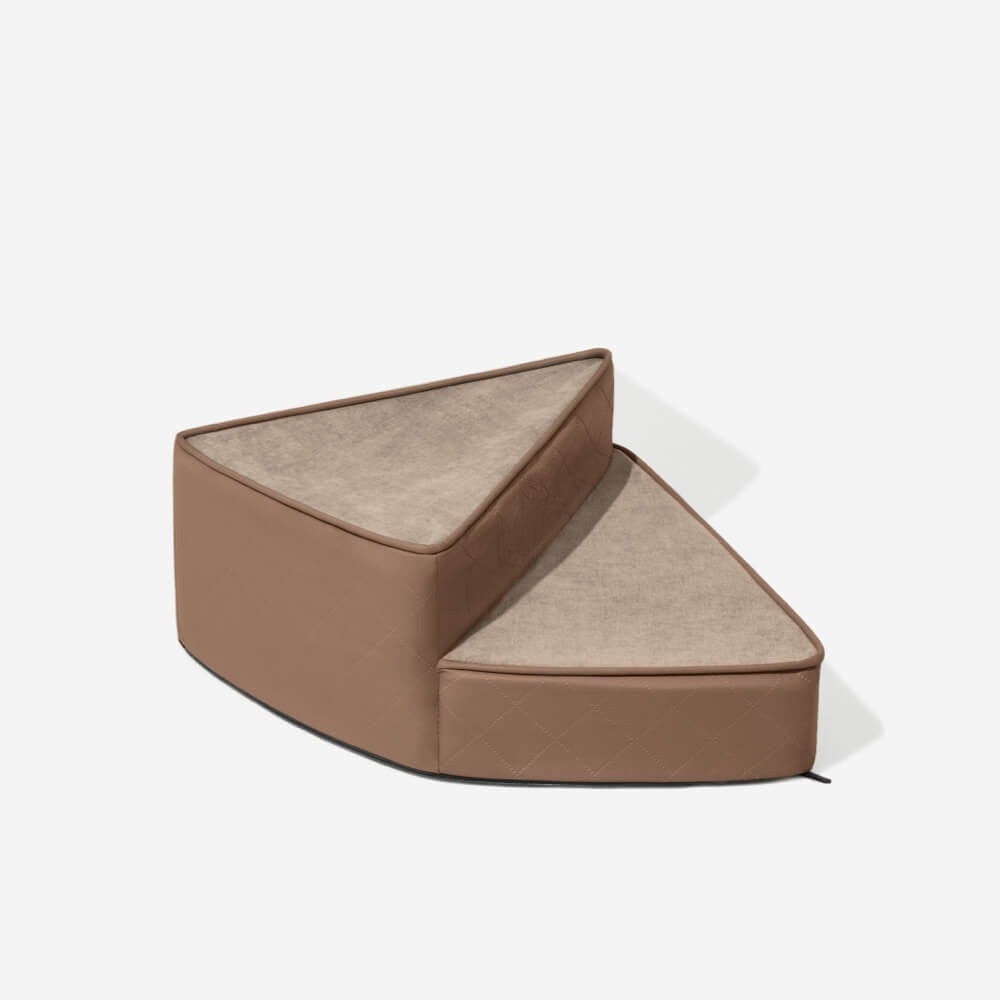 Water-Repellent Faux Leather Removable Spiral Pet Steps