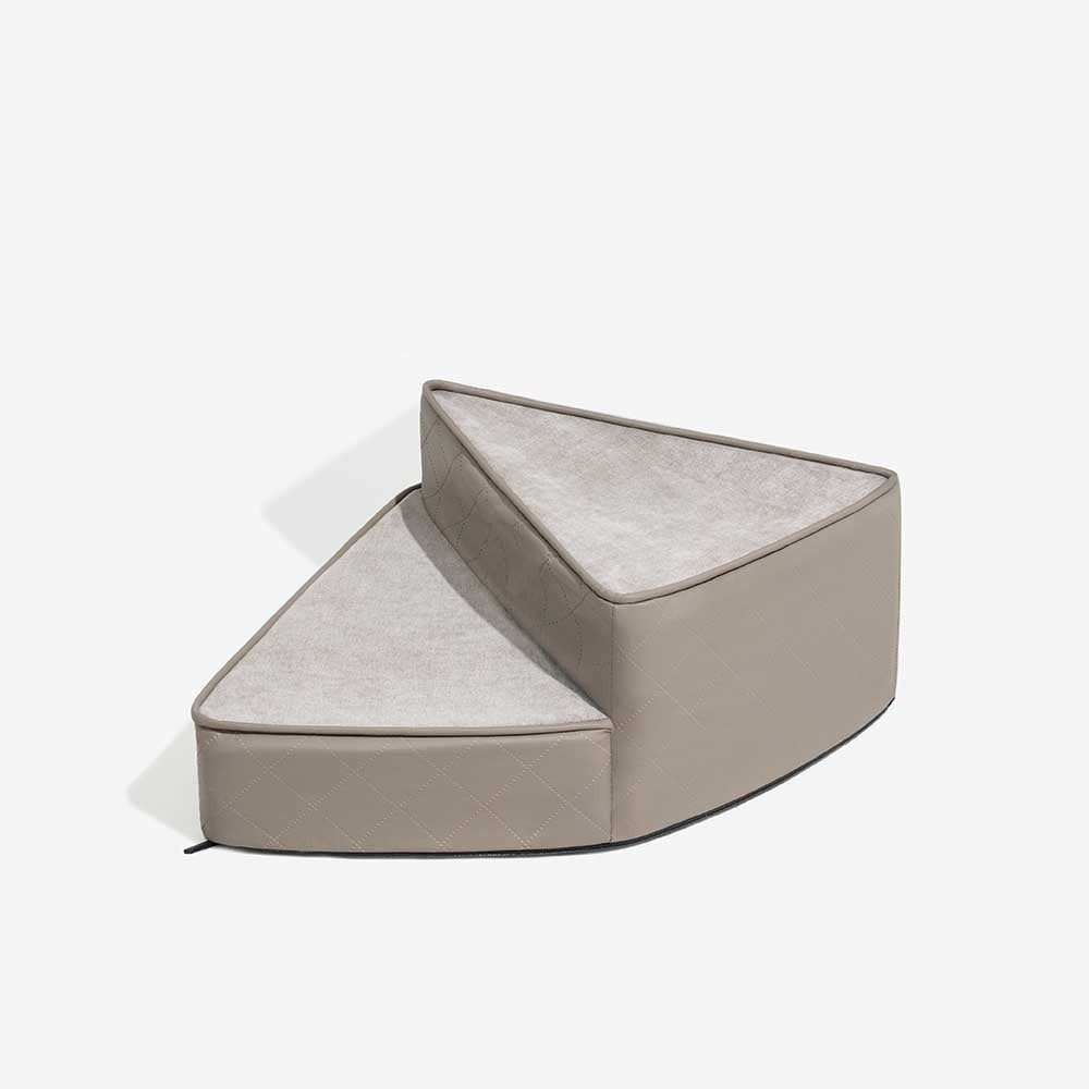 Water-Repellent Faux Leather Removable Spiral Pet Steps