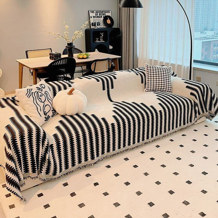 All-Seasons Chenille Fabric Double-Sided Anti-Scratch Home Decoration Sofa Cover