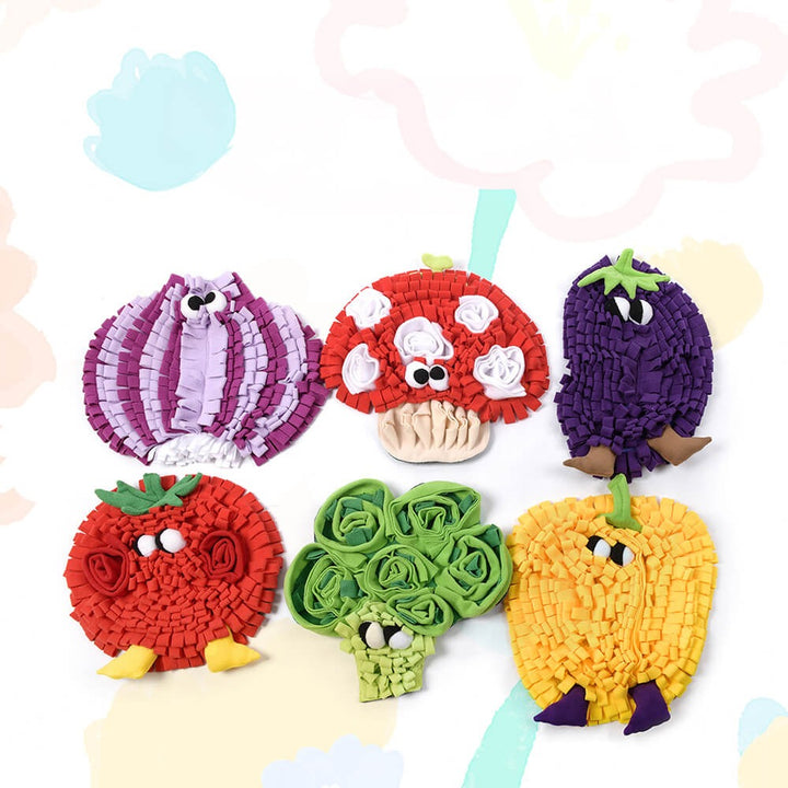 Vegetable Series Food Hiding Dog Mat – Interactive Snuffle Mat