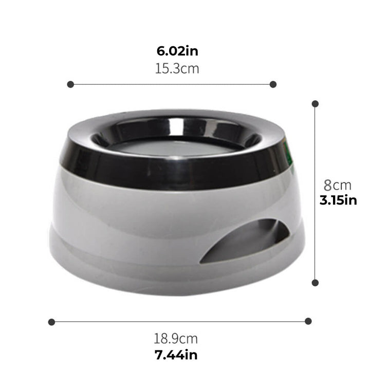 No Spill Floating Disk Water Bowl – Vehicle Travel Dog Hydration Companion