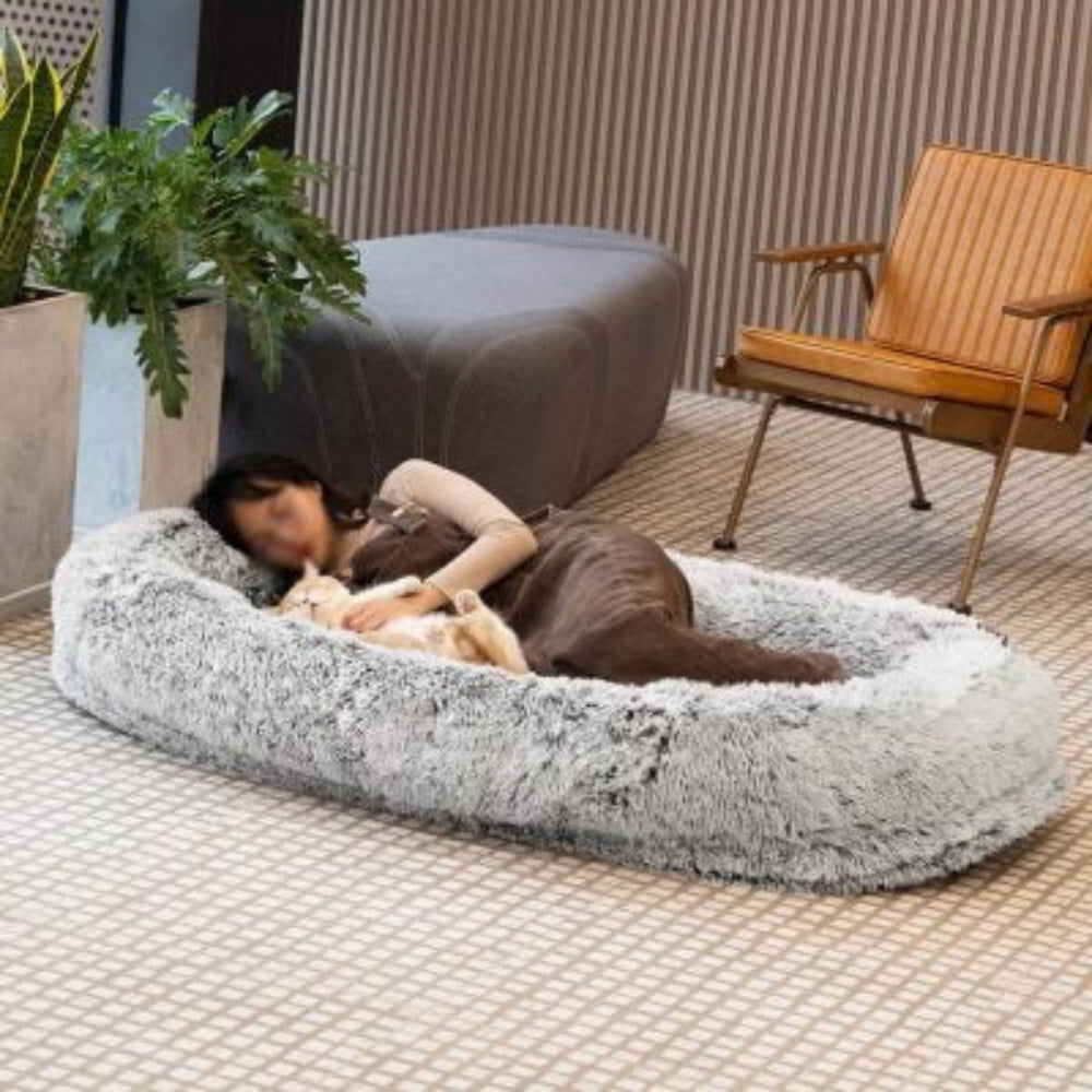 Giant Human Size Anti-Anxiety Calming Dog Bed