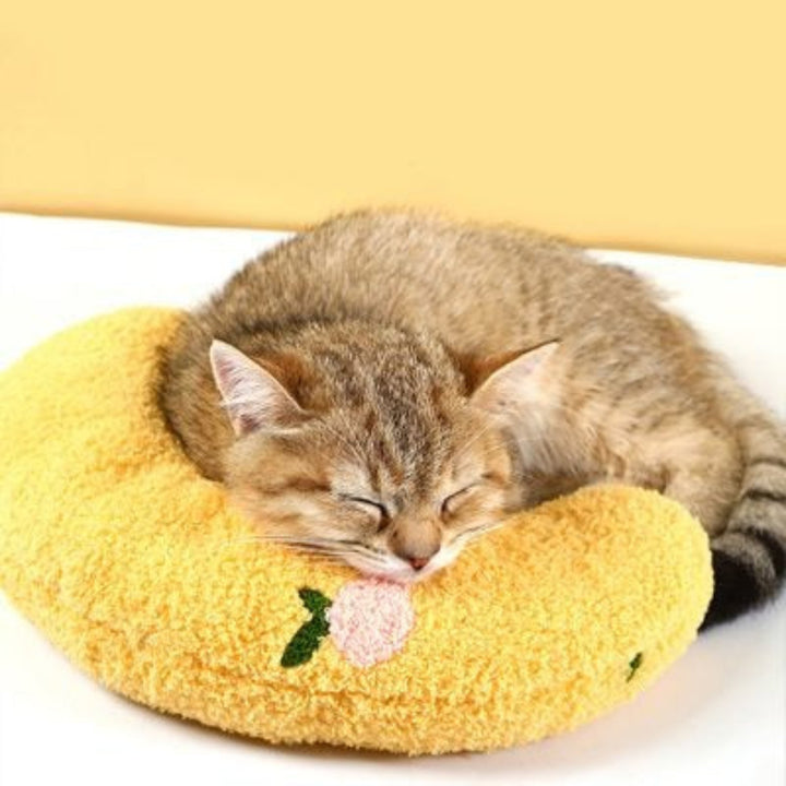SnuggleEase Calming Pet Pillow – Soft Support for Peaceful Rest