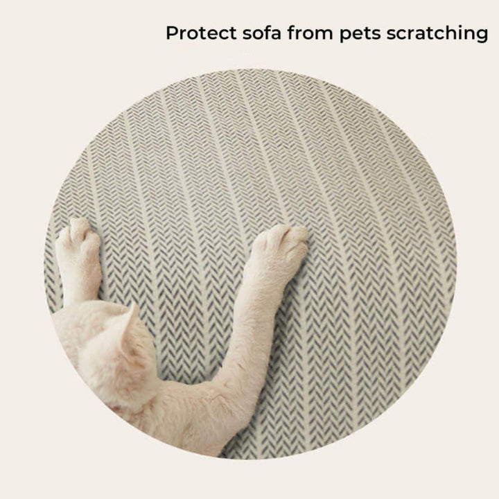 Solid Colour Chenille Anti-Scratch Sofa Cover