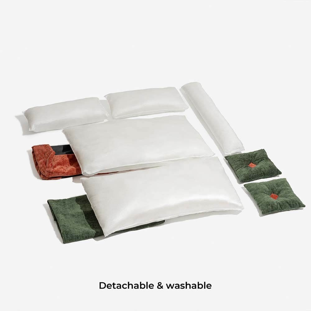 Vintage Style Chenille Dog & Cat Sofa Bed