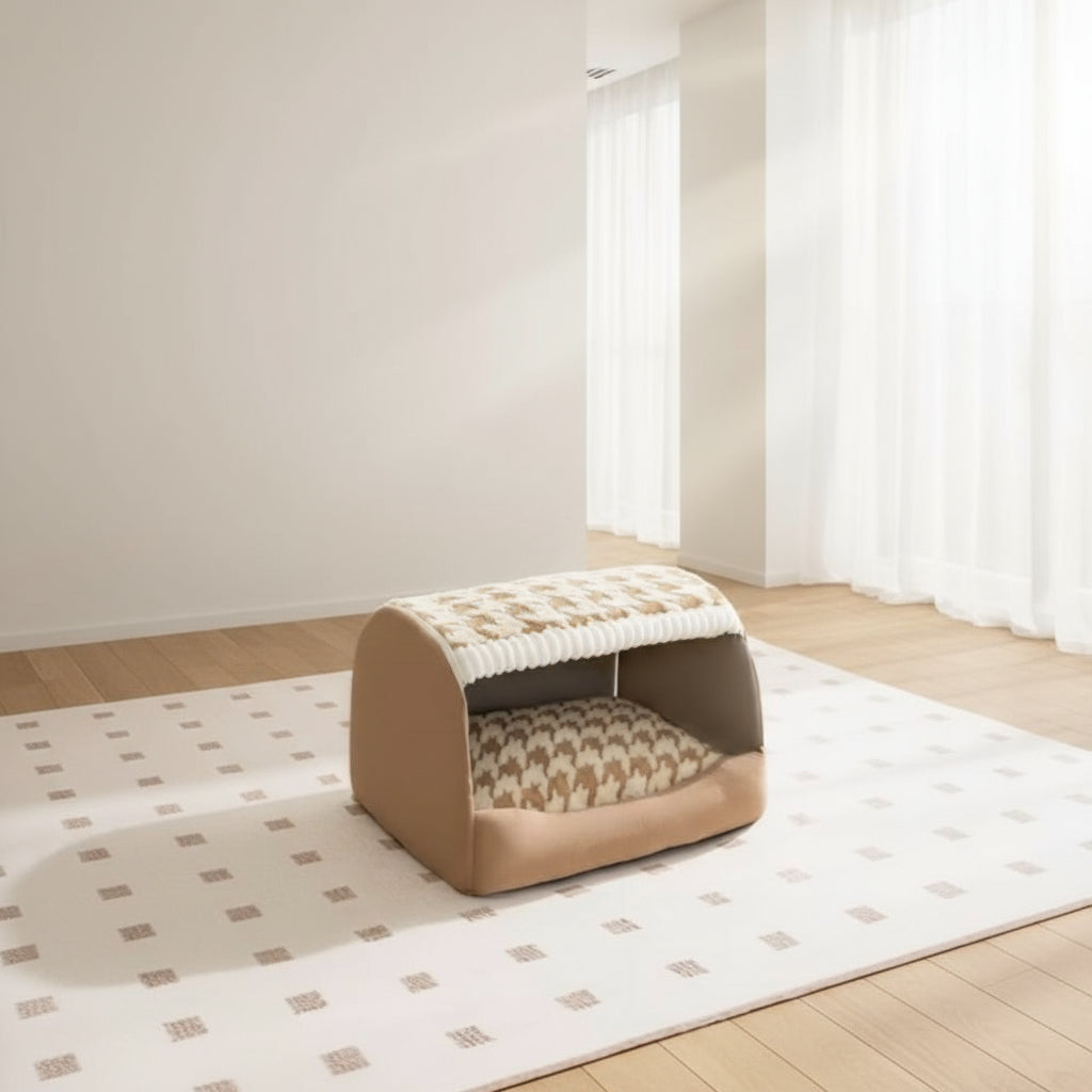 Cozy Canopy Dog Bed – Warmth, Security & Comfort