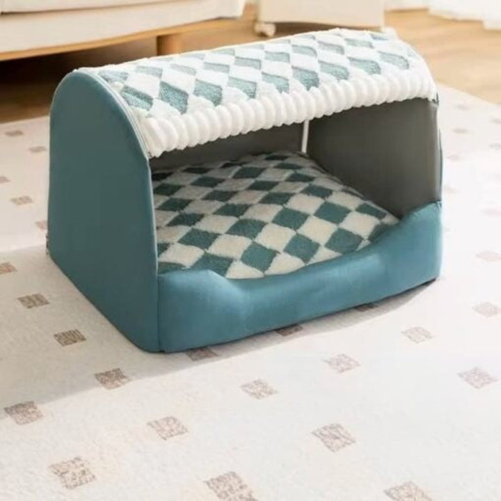 Cozy Canopy Dog Bed – Warmth, Security & Comfort