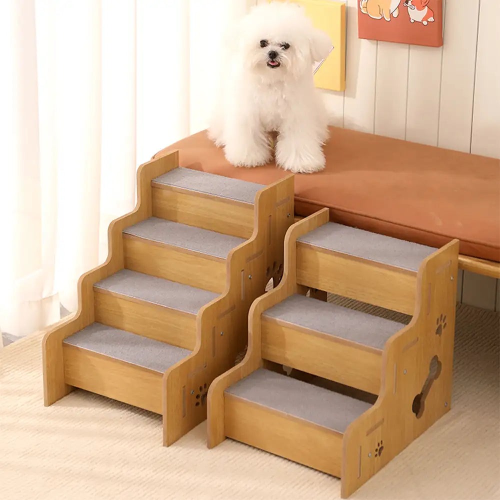 Safe Sturdy Non-Slip Dog Ramp Steps