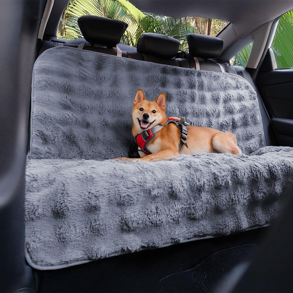 Fluffy Calming Pet Blanket Car Seat Protector Cover