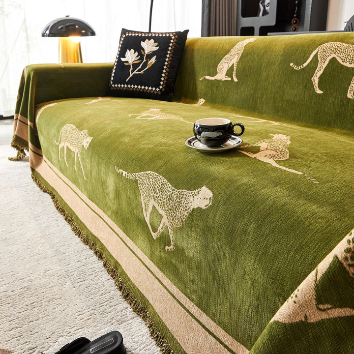 Safari Elegance Anti-Pilling Sofa Couch Cover
