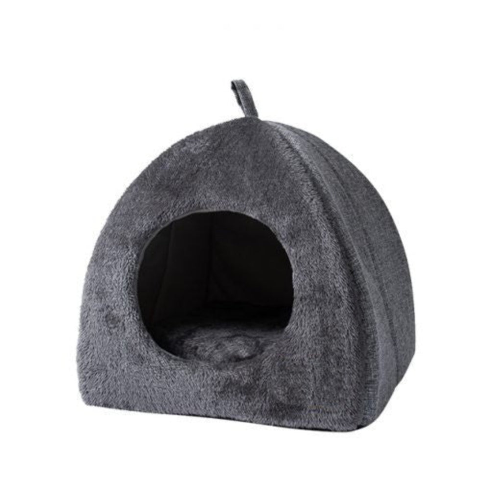 SnuggleHide 2-in-1 Cat Cave – Warmth & Versatility in One Cozy Bed