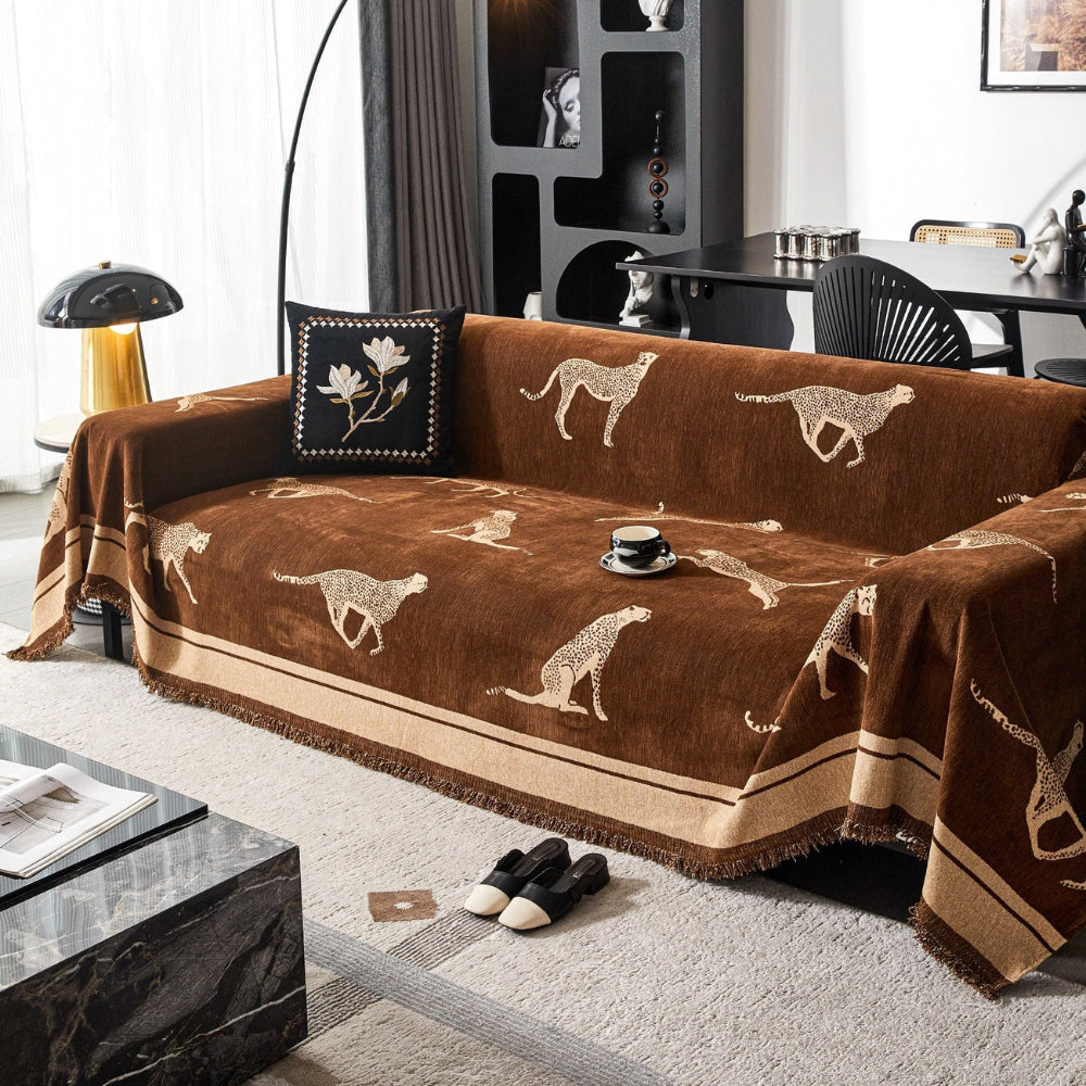 Safari Elegance Anti-Pilling Sofa Couch Cover
