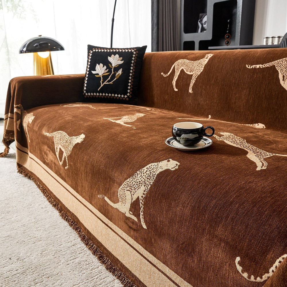 Safari Elegance Anti-Pilling Sofa Couch Cover