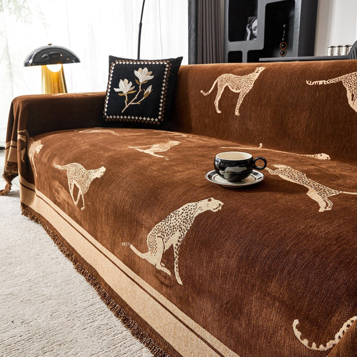 Safari Elegance Anti-Pilling Sofa Couch Cover