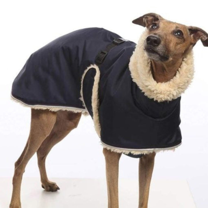 SwiftWarm Fleece Dog Jacket – Tailored Comfort for Whippets & Greyhounds