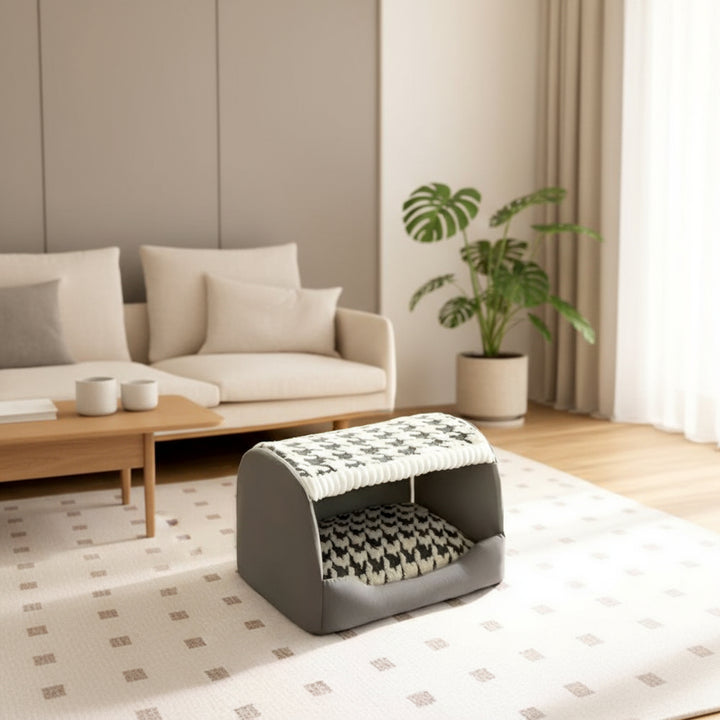 Cozy Canopy Dog Bed – Warmth, Security & Comfort