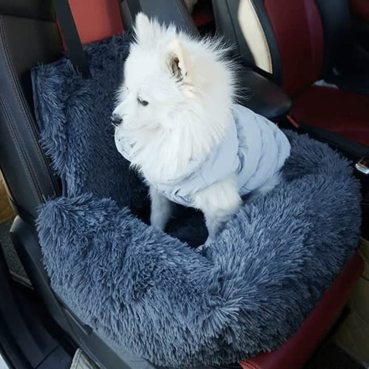 TravelCalm Dog Car Seat Bed – Soothing Comfort for Stress-Free Journeys