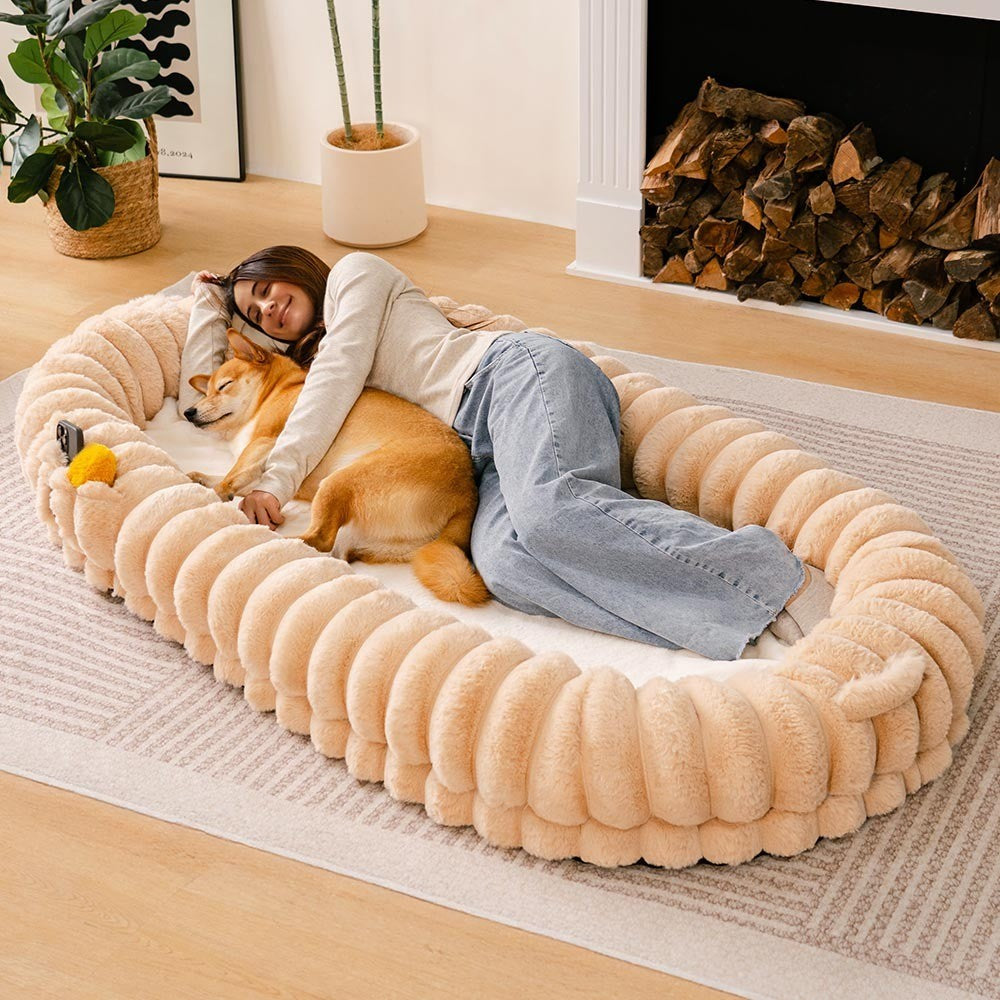 Super Large Donut Human & Dog Bed