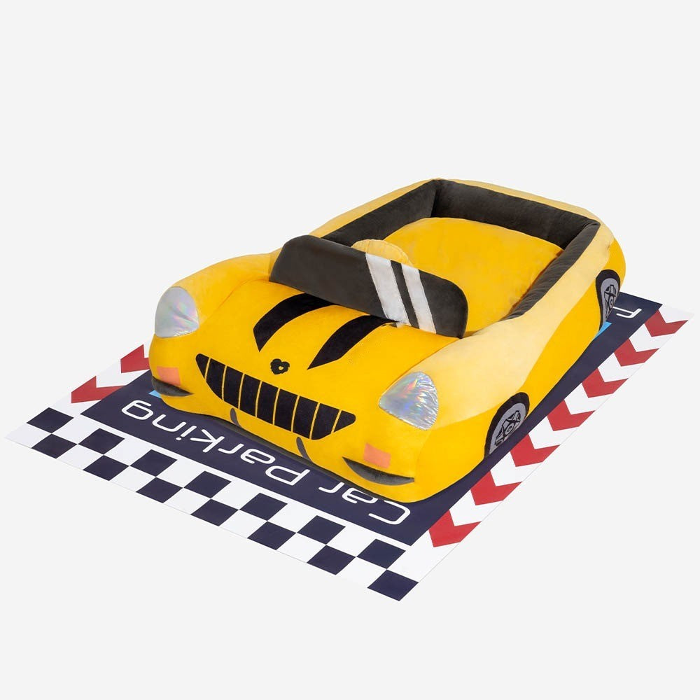 Classic Convertible Race Car Bolster Pet Bed
